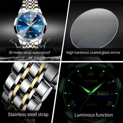 Montre à quartz de luxe OLEVS®